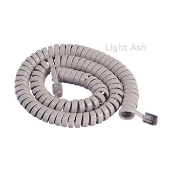 GCHA444012-FLA / 12' LT ASH Handset Cord