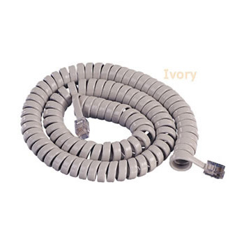 GCHA444025-FIV / 25' IVORY Handset Cord