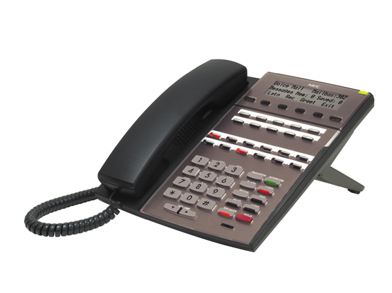 NEC DSX-40 DSX-80 22 Key LCD Phone 1090020 Black