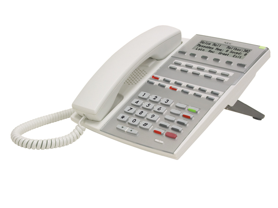 NEC DSX-40 DSX-80 22 Key LCD Phone 1090025 White