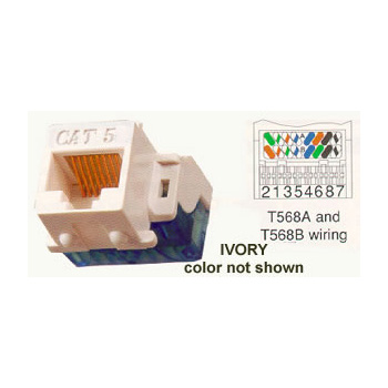 IC1078E5IV - Cat5 Jck IVORY