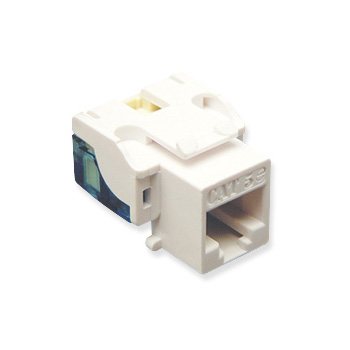 IC107E5CWH - 25PK Cat5 Jck WHITE