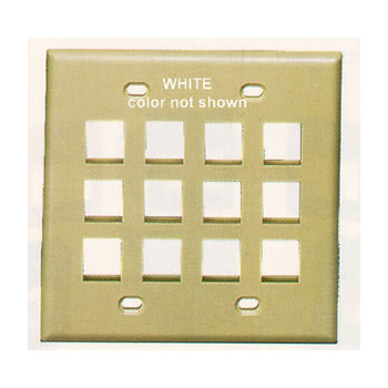 IC107F12WH - 12Port Face White