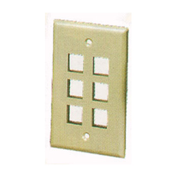 IC107F06IV - 6Port Face Ivory