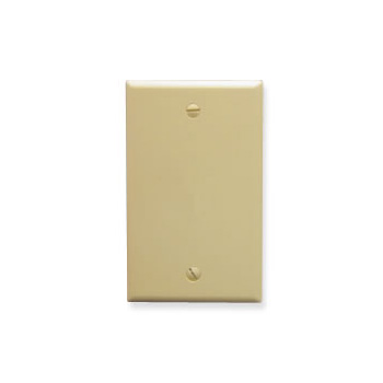 Flush Wall Plate Blank IVORY