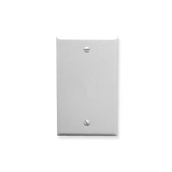 Flush Wall Plate Blank WHITE