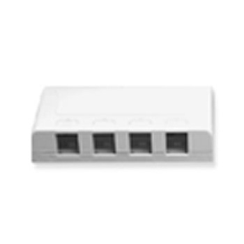 IC108SB4WH- 4Pt Elite Surface Box WHITE