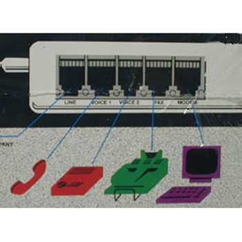 Multi-link 4-port Fax Switch